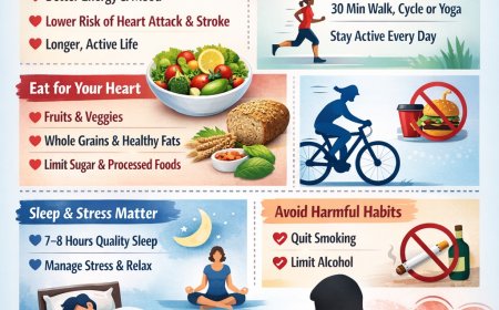 ❤️ Heart Health: Small Daily Habits That Protect Your Biggest Asset