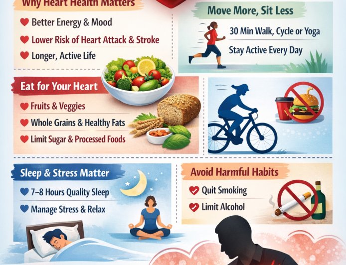 ❤️ Heart Health: Small Daily Habits That Protect Your Biggest Asset
