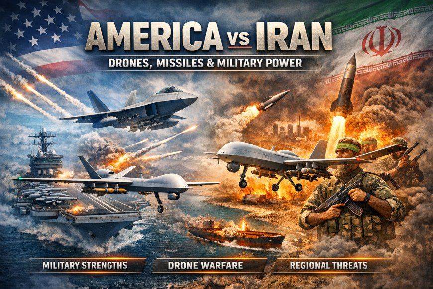 America vs Iran: Strengths, Weaknesses, and the Rising Role of Drone Warfare