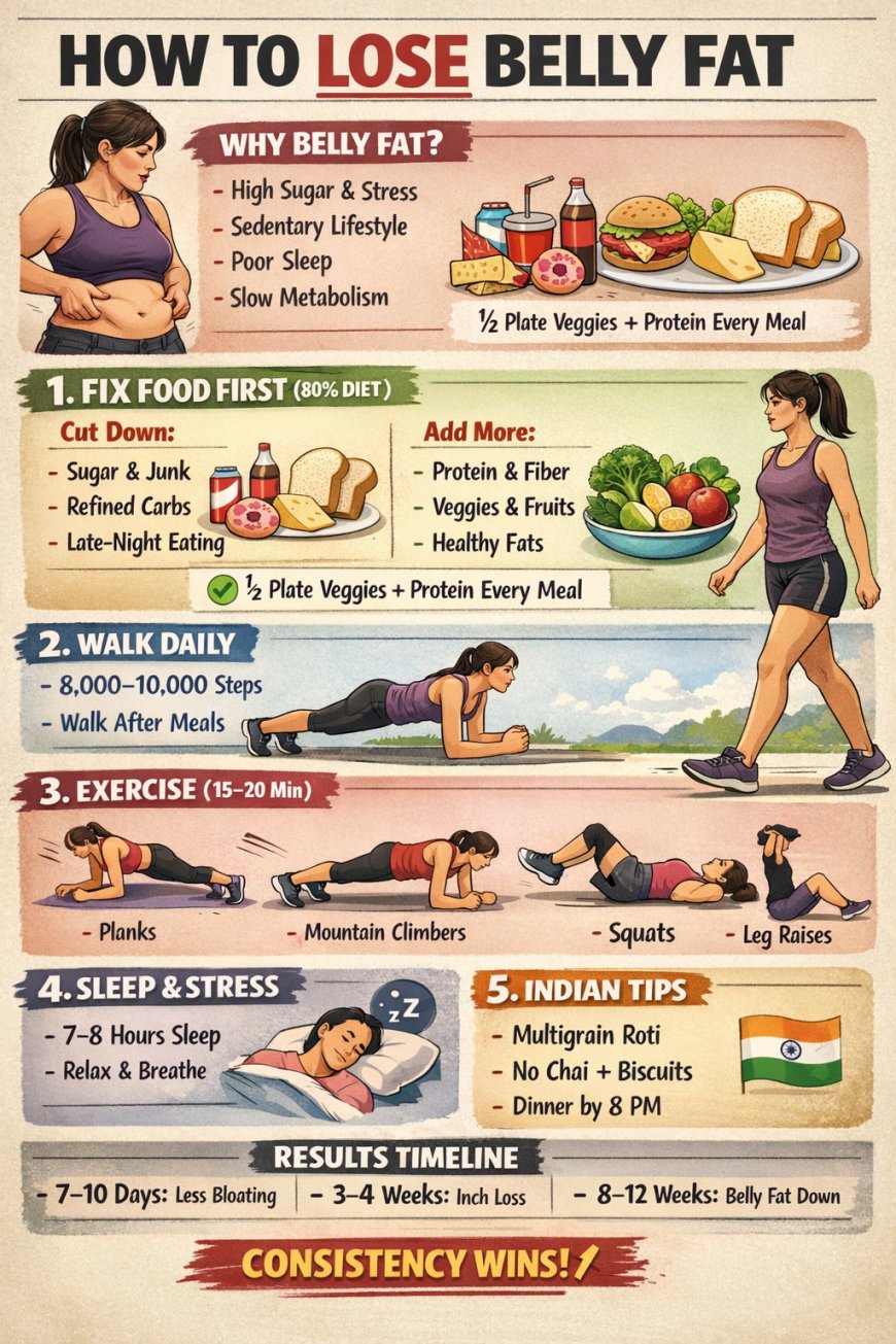 Effective Ways to Reduce Belly Fat: Diet, Exercise, and Lifestyle Tips